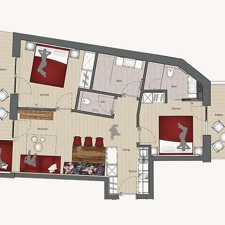 Platzhirsch & شقة *